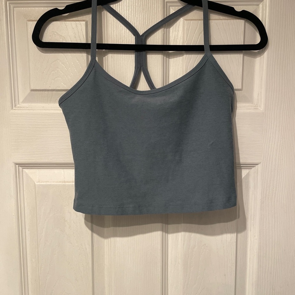 Beyond Yoga Space Dye slightly cropped racer back tank